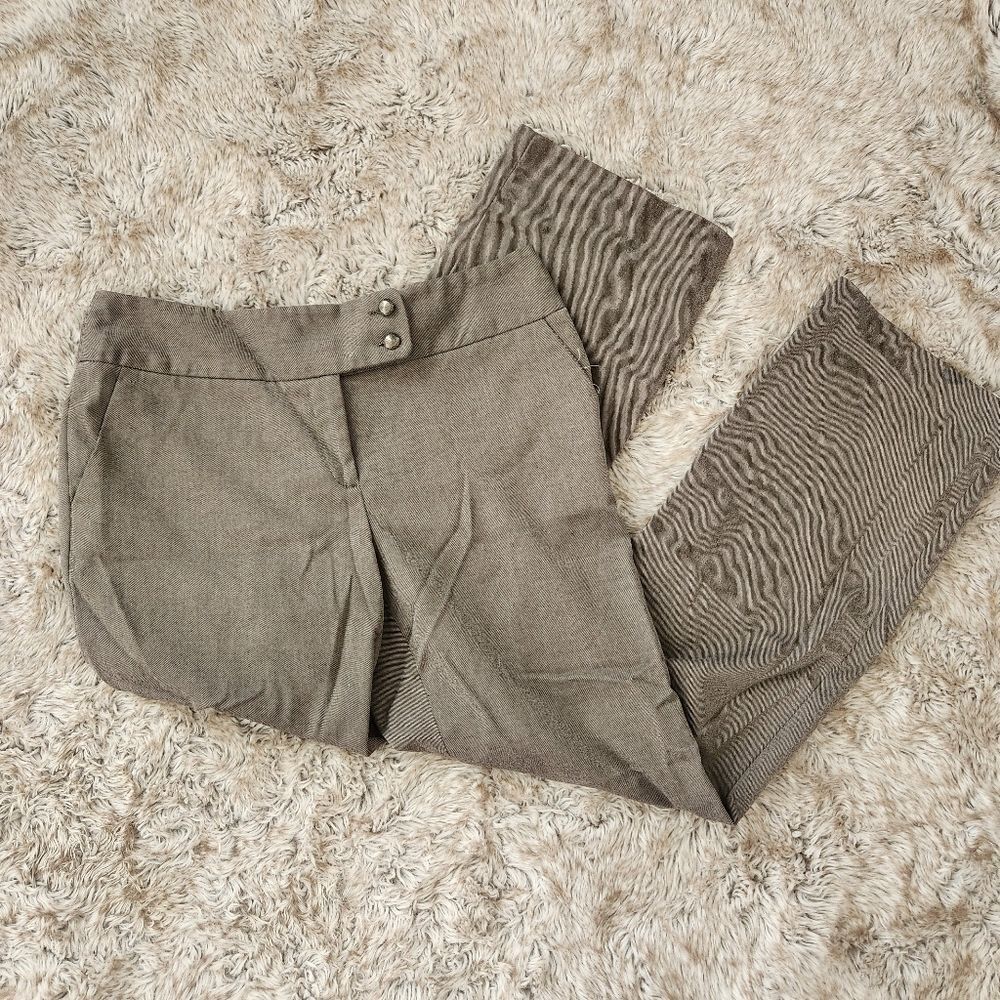 Apt 9 Modern Fit Straight Leg Dress Pants Gray Size 10